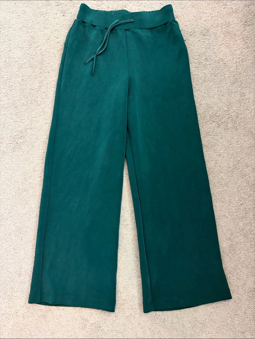 Copper Key Teal Wide-Leg Drawstring Sweatpants